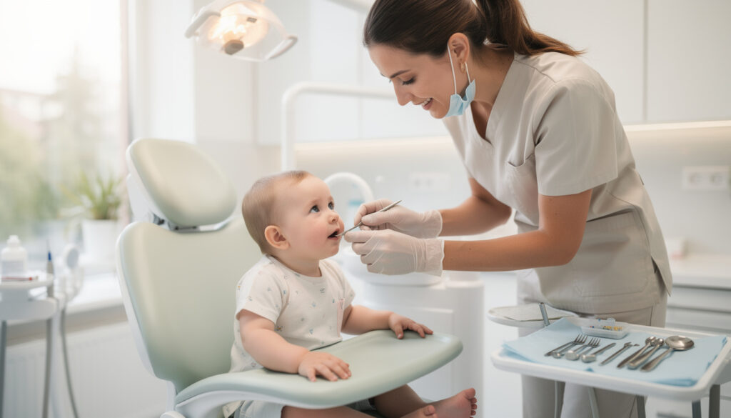 découvrez à quel âge il est recommandé d'emmener votre bébé chez le dentiste pour assurer une bonne santé bucco-dentaire dès le plus jeune âge.